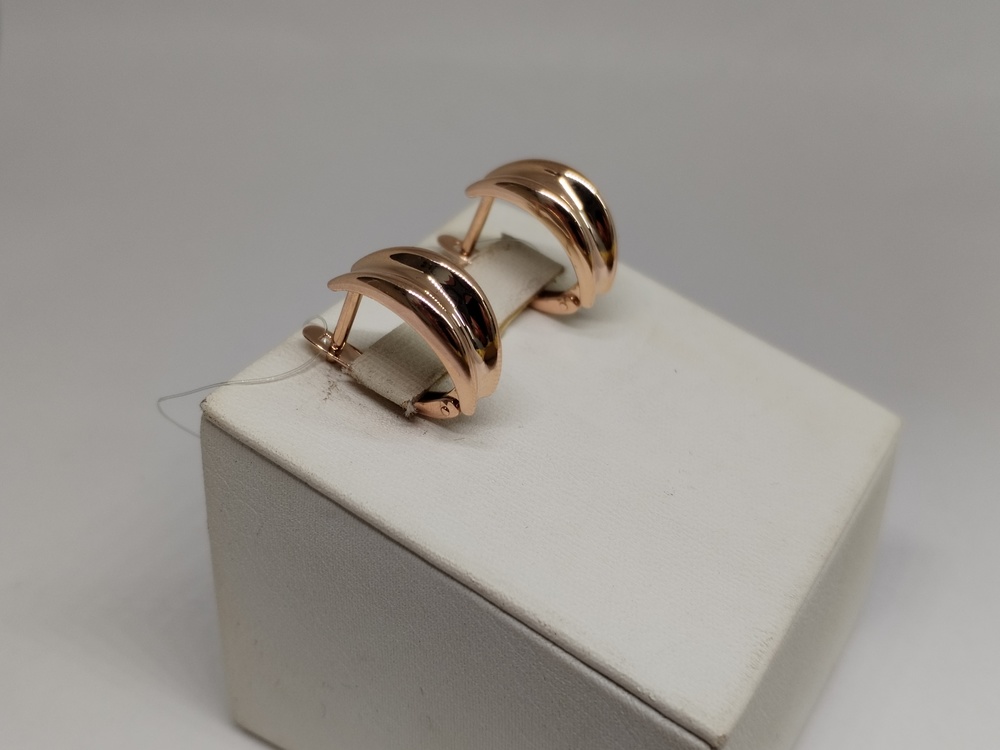 СЕРЬГИ БЕЗ КАМНЯ (Au 585)