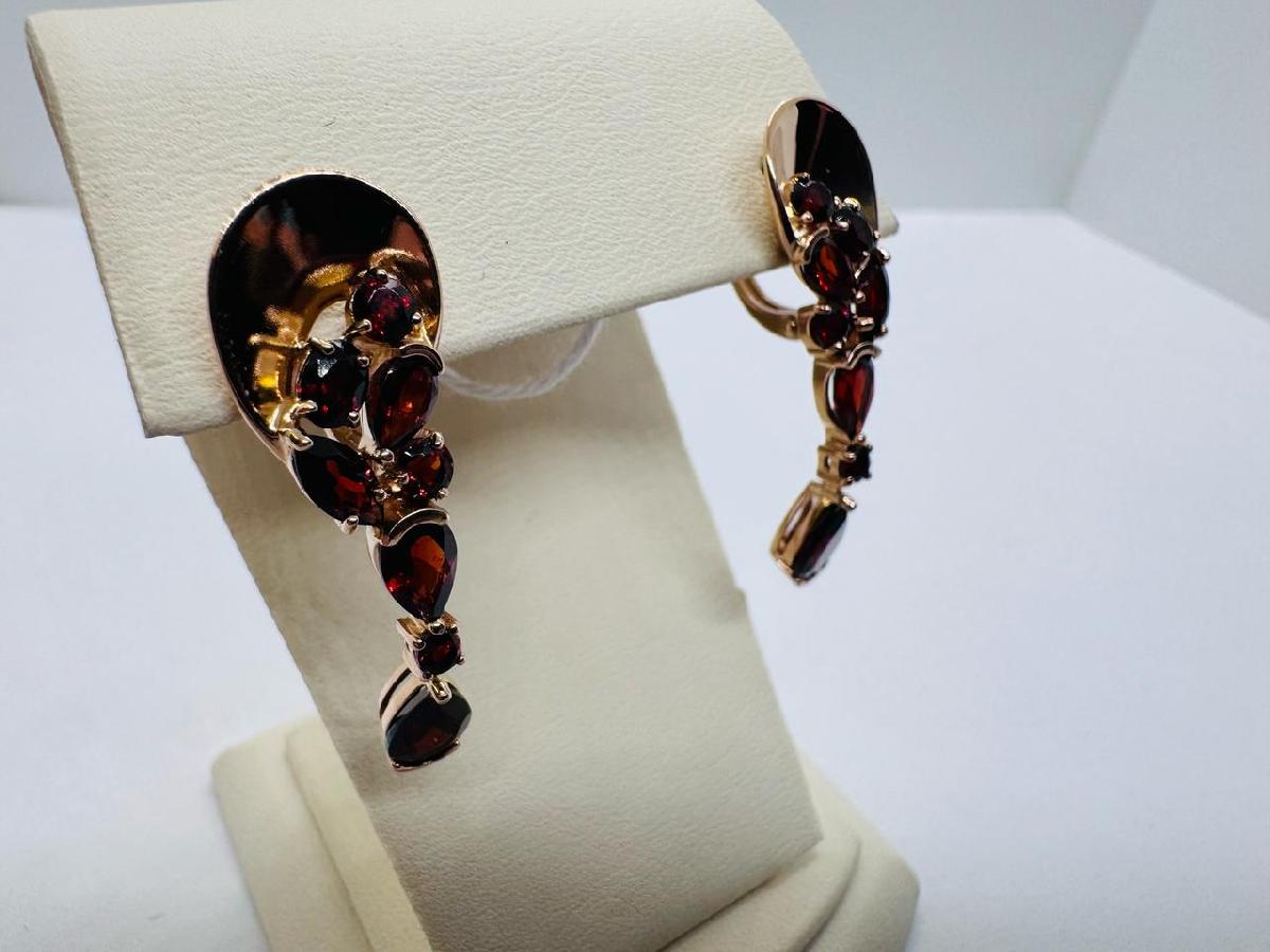 СЕРЬГИ С КАМНЯМИ (Au 585)