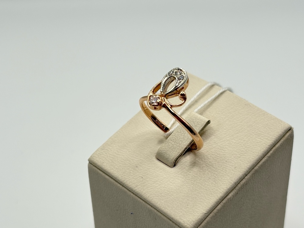 КОЛКМИ585 КОЛЬЦО С КАМНЯМИ (Au 585)