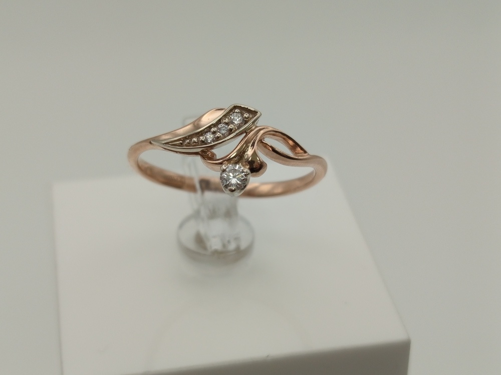 КОЛЬЦО БРИЛЛИАНТ Au 585