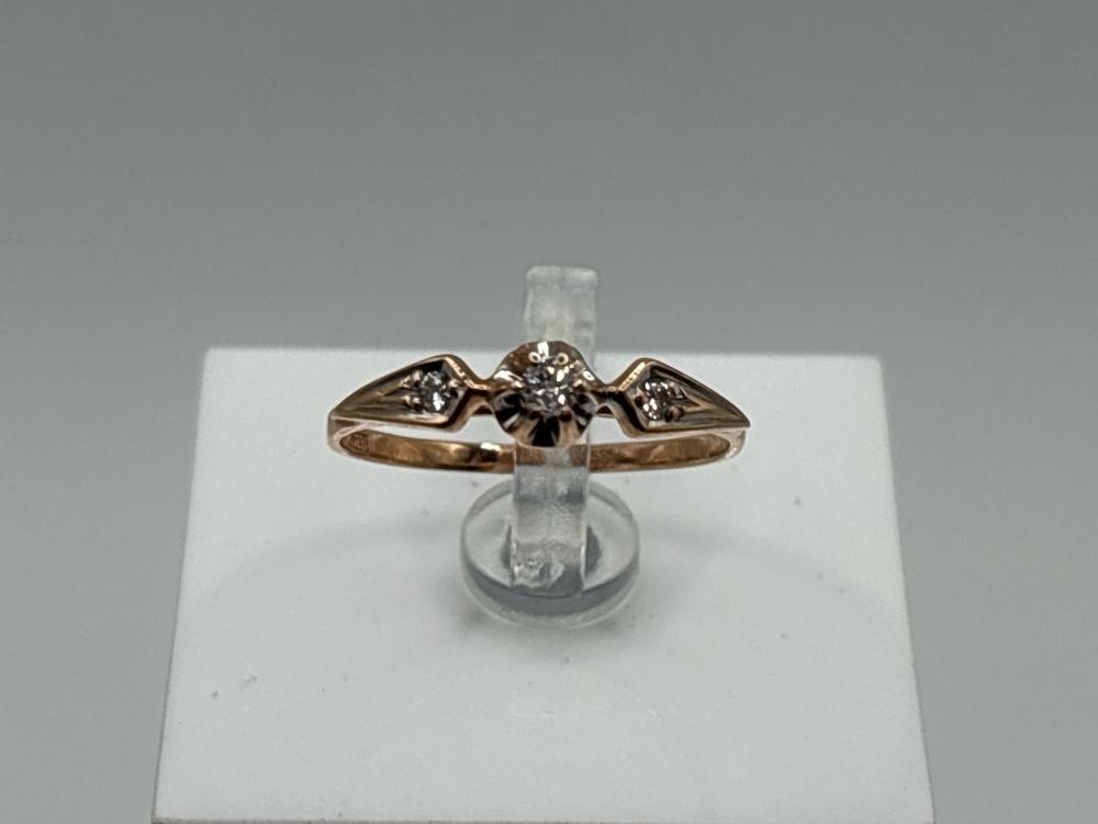 КОЛКМИ585 КОЛЬЦО С КАМНЯМИ (Au 585)