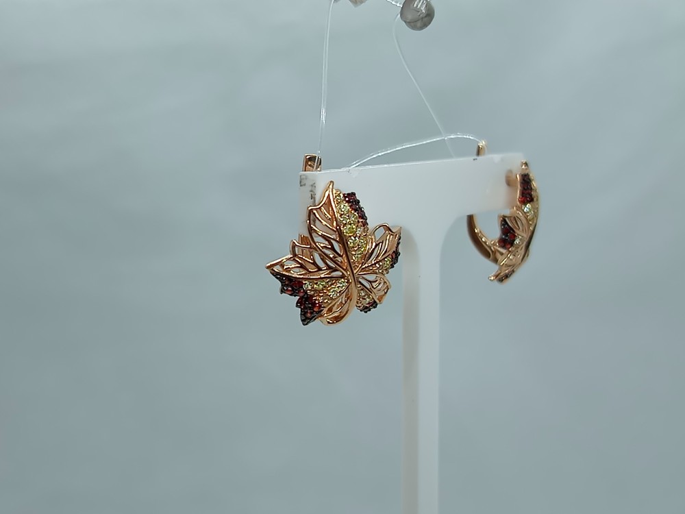 СЕРЬГИ С КАМНЯМИ (Au 585)