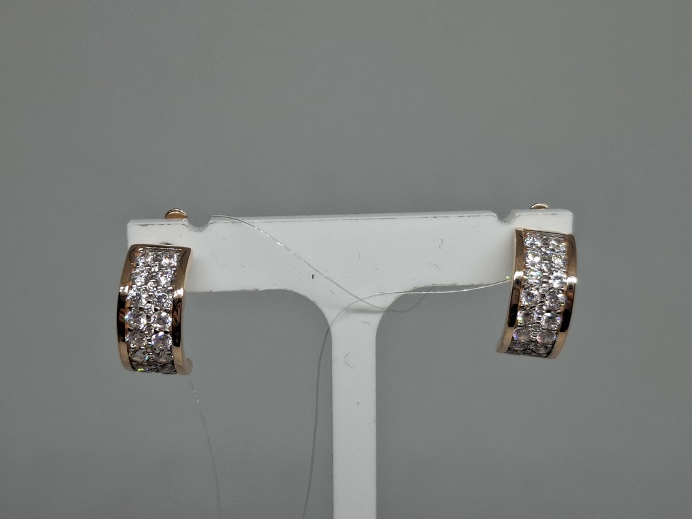 СЕРЬГИ С КАМНЯМИ (Au 585)