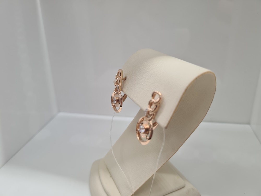 СЕРЬГИ С КАМНЯМИ (Au 585)