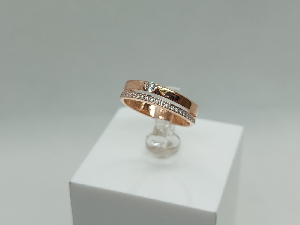 КОЛКМИ585 КОЛЬЦО С КАМНЯМИ (Au 585)