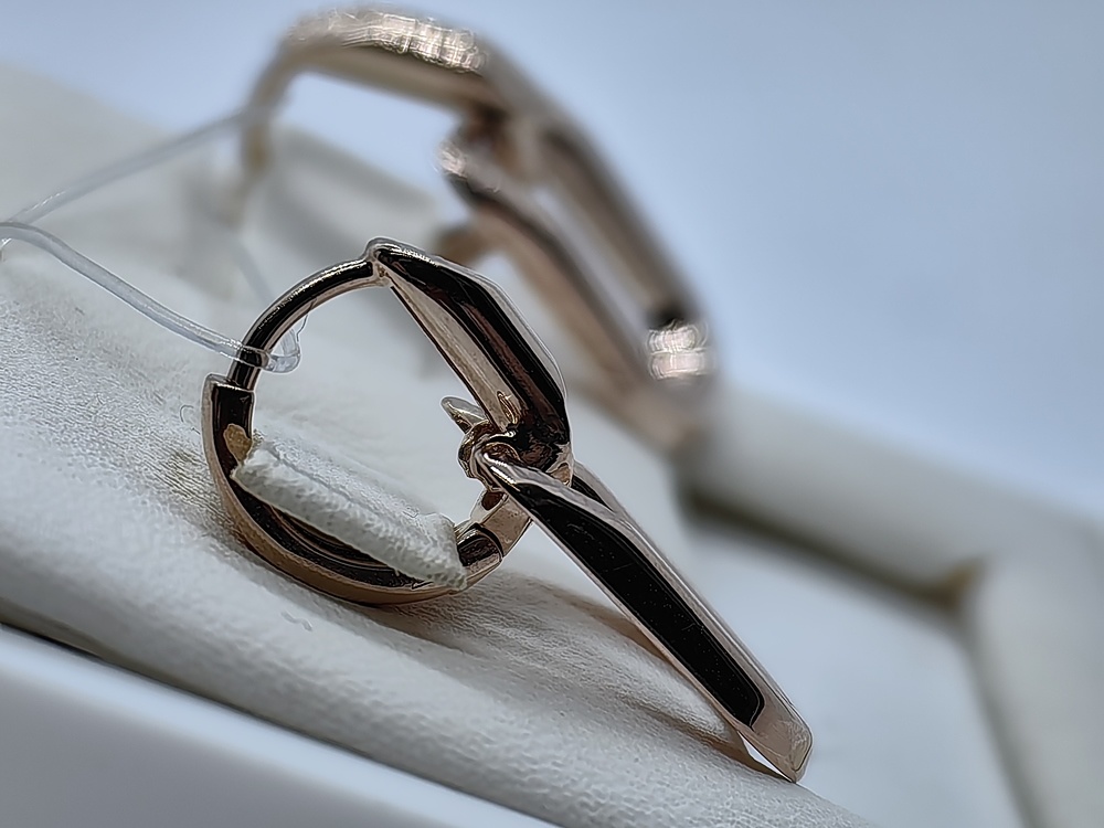 СЕРЬГИ БЕЗ КАМНЯ (Au 585)