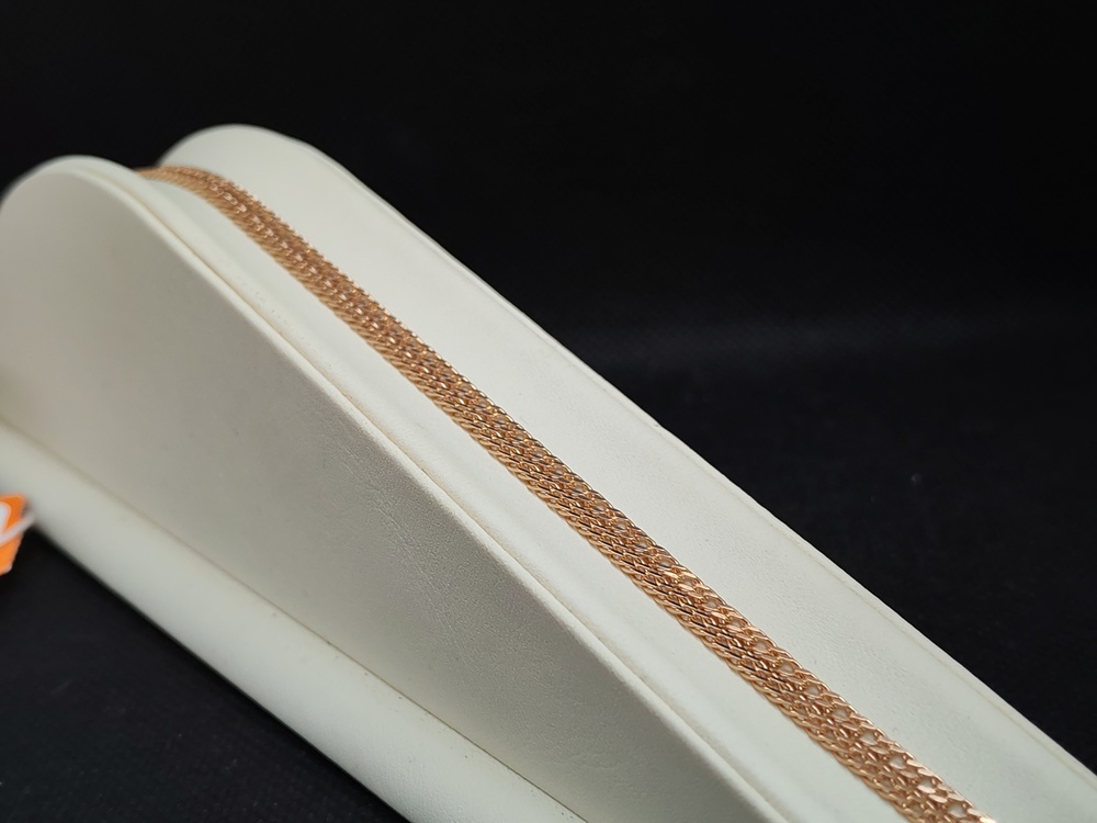 ЦЛР2585 ЦЕПЬ ПОЛНОВЕСНАЯ Ромб двойной (Au 585)