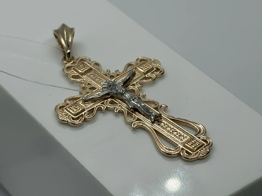 ПОДВЕСКА КРЕСТ (Au 585)