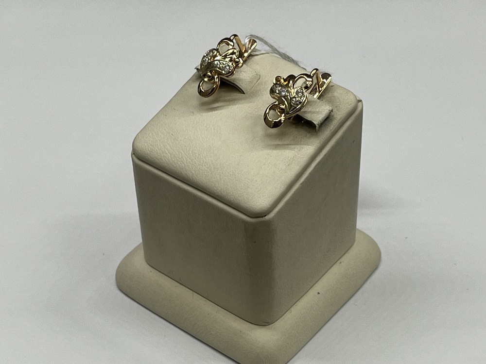 СЕРЬГИ С КАМНЯМИ (Au 585)