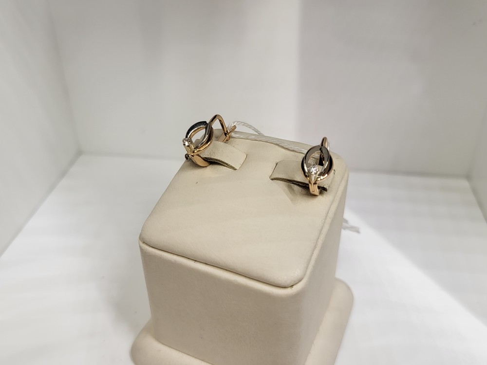 СЕРЬГИ С КАМНЕМ (Au 585)