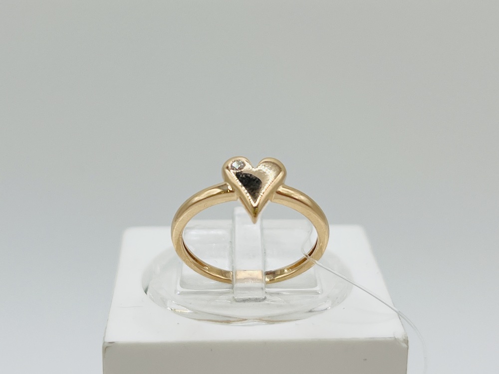 КОЛЬЦО С КАМНЕМ (Au 585)