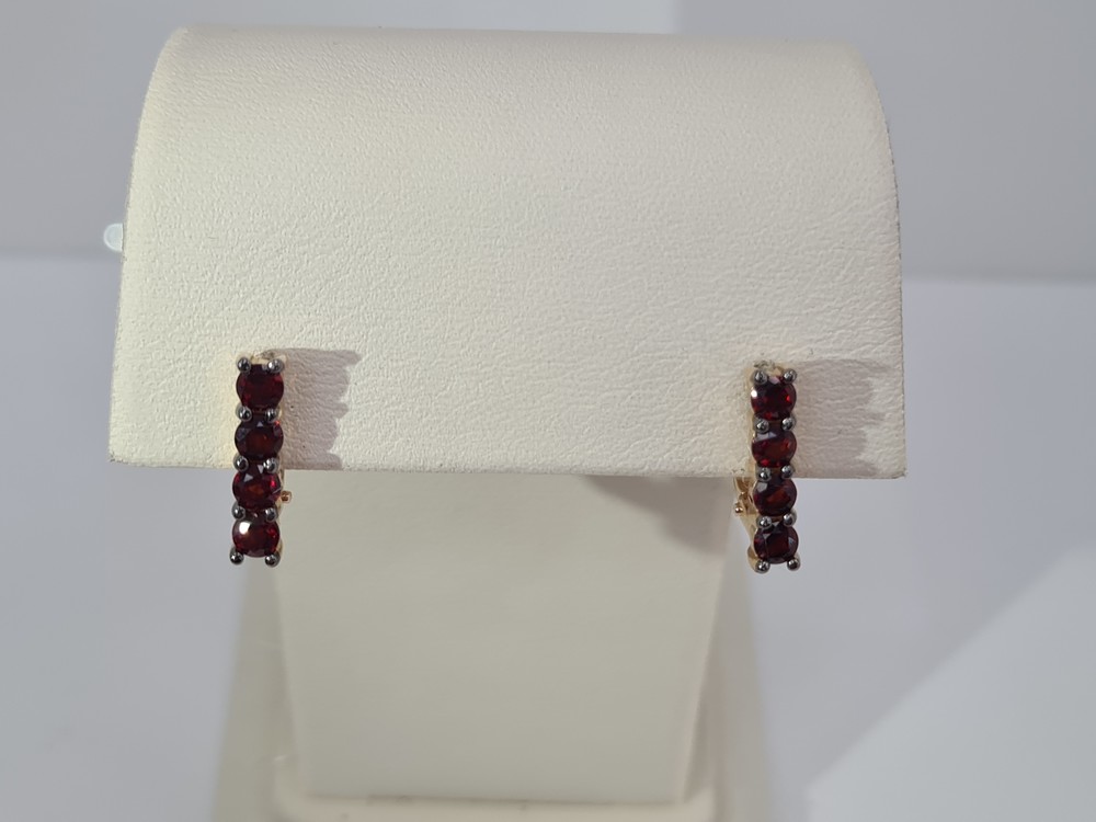 51-320-01632-3 СЕРЬГИ ГРАНАТ (Au 585)