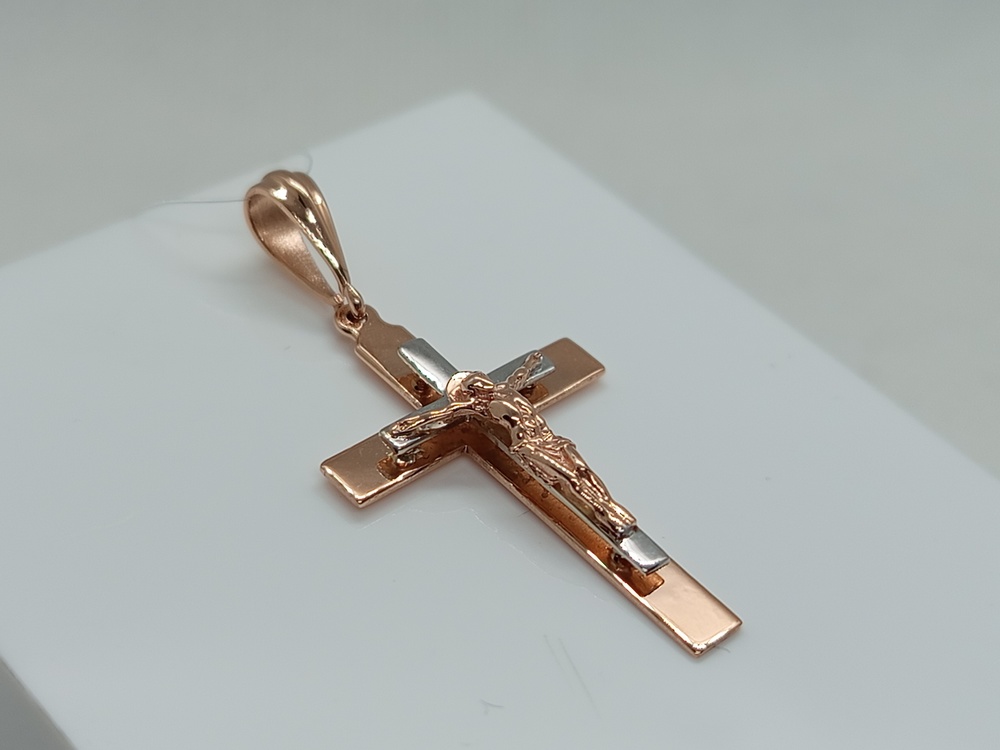 ПОДВЕСКА КРЕСТ (Au 585)