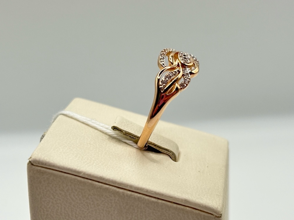 КОЛКМИ585 КОЛЬЦО С КАМНЯМИ (Au 585)