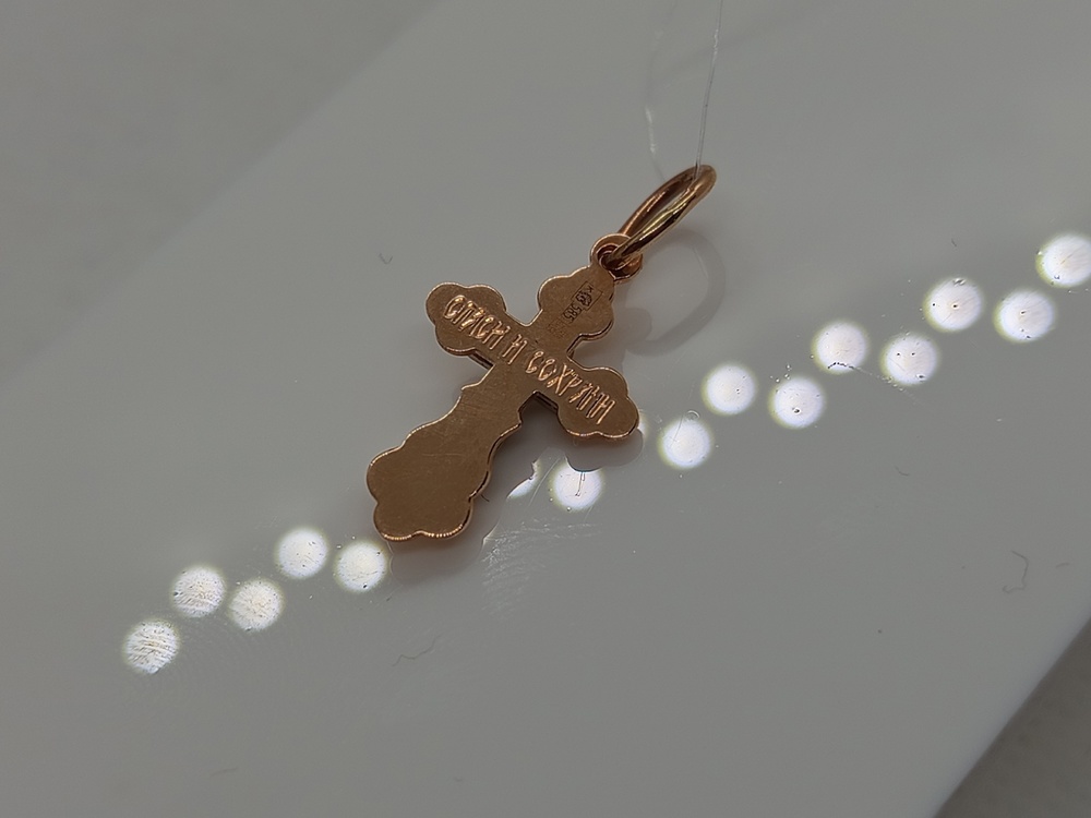 810-00328-10-00-00-00 ПОДВЕСКА КРЕСТ (Au 585)