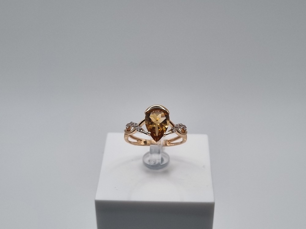 КОЛКМИ585 КОЛЬЦО С КАМНЯМИ (Au 585)