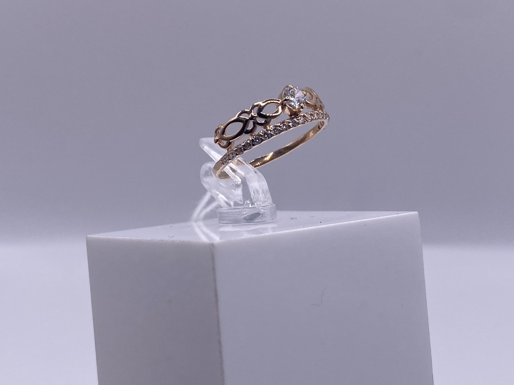 КОЛКМИ585 КОЛЬЦО С КАМНЯМИ (Au 585)