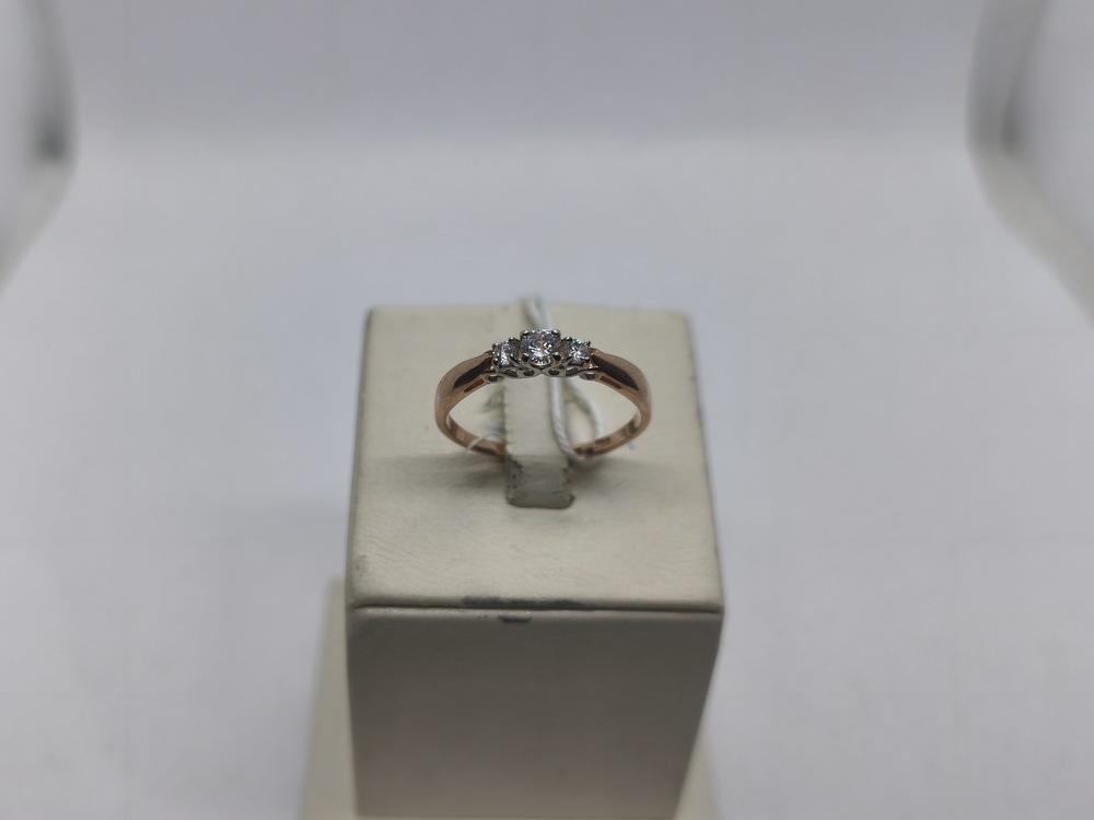 КОЛКМИ585 КОЛЬЦО С КАМНЯМИ (Au 585)