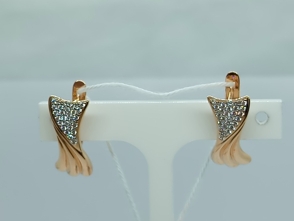 СЕРЬГИ С КАМНЯМИ (Au 585)