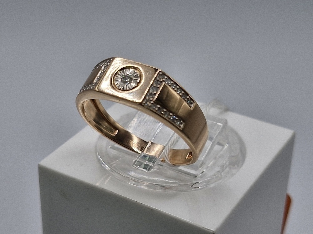 ПЕЧАТКА БРИЛЛИАНТ Au 585