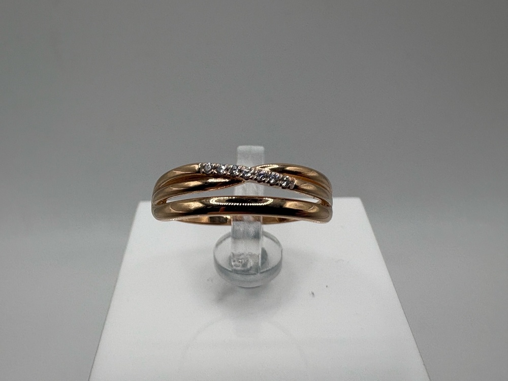 КОЛКМИ585 КОЛЬЦО С КАМНЯМИ (Au 585)