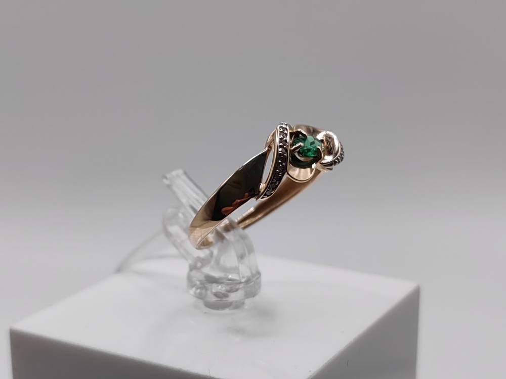 КОЛЬЦО БРИЛЛИАНТ Au 585