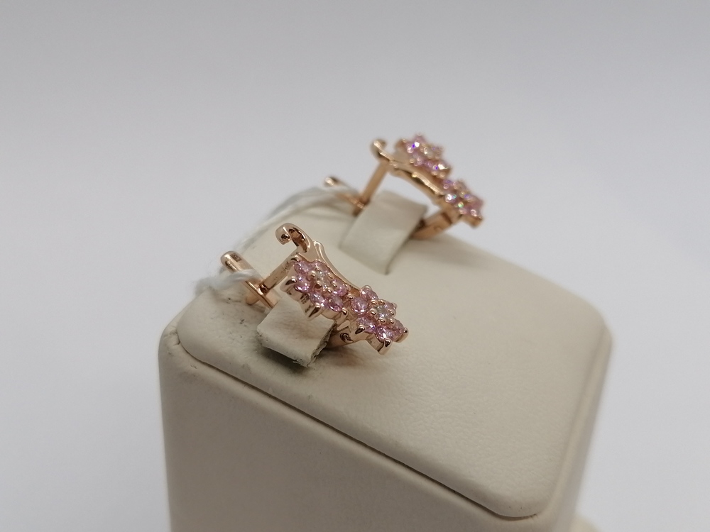 СЕРЬГИ С КАМНЯМИ (Au 585)