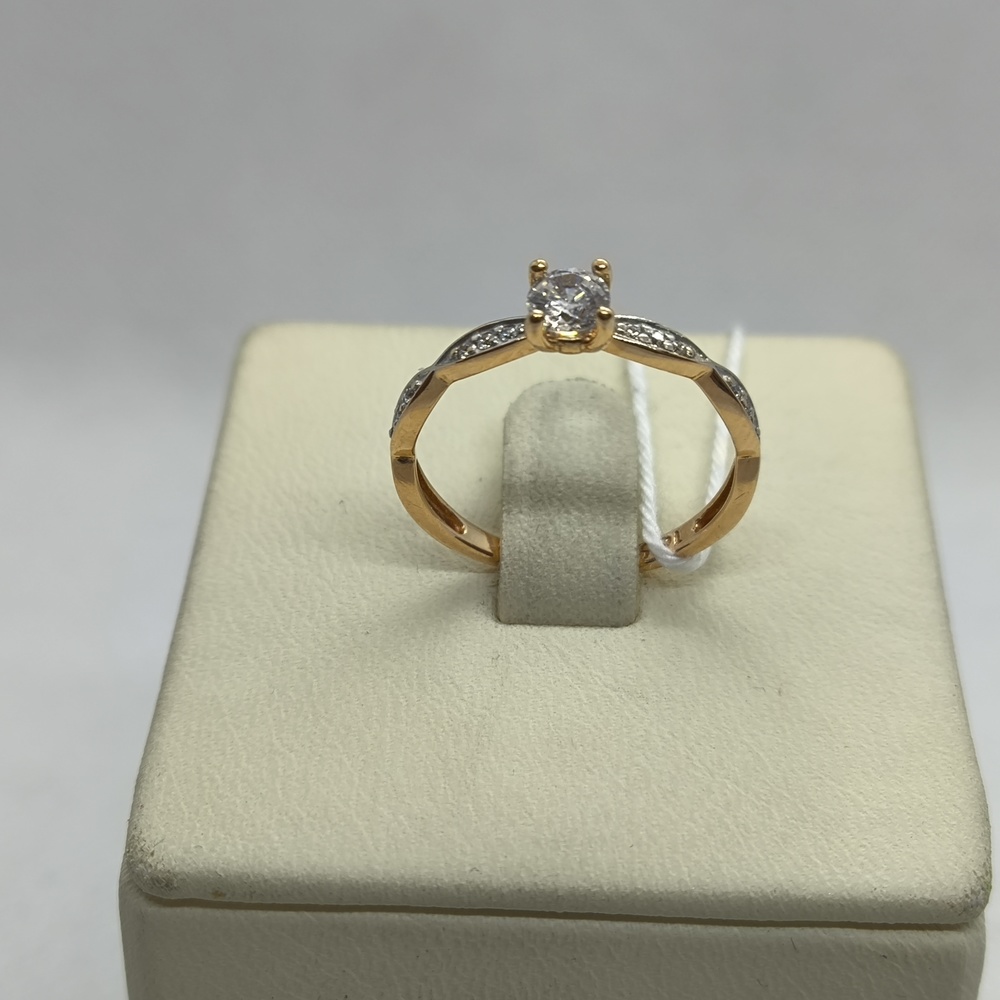 КОЛКМИ585 КОЛЬЦО С КАМНЯМИ (Au 585)