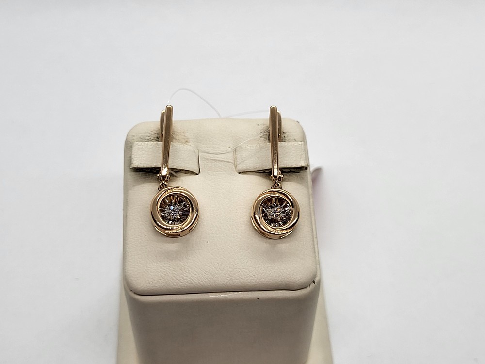 СЕРЬГИ БРИЛЛИАНТ (Au 585)