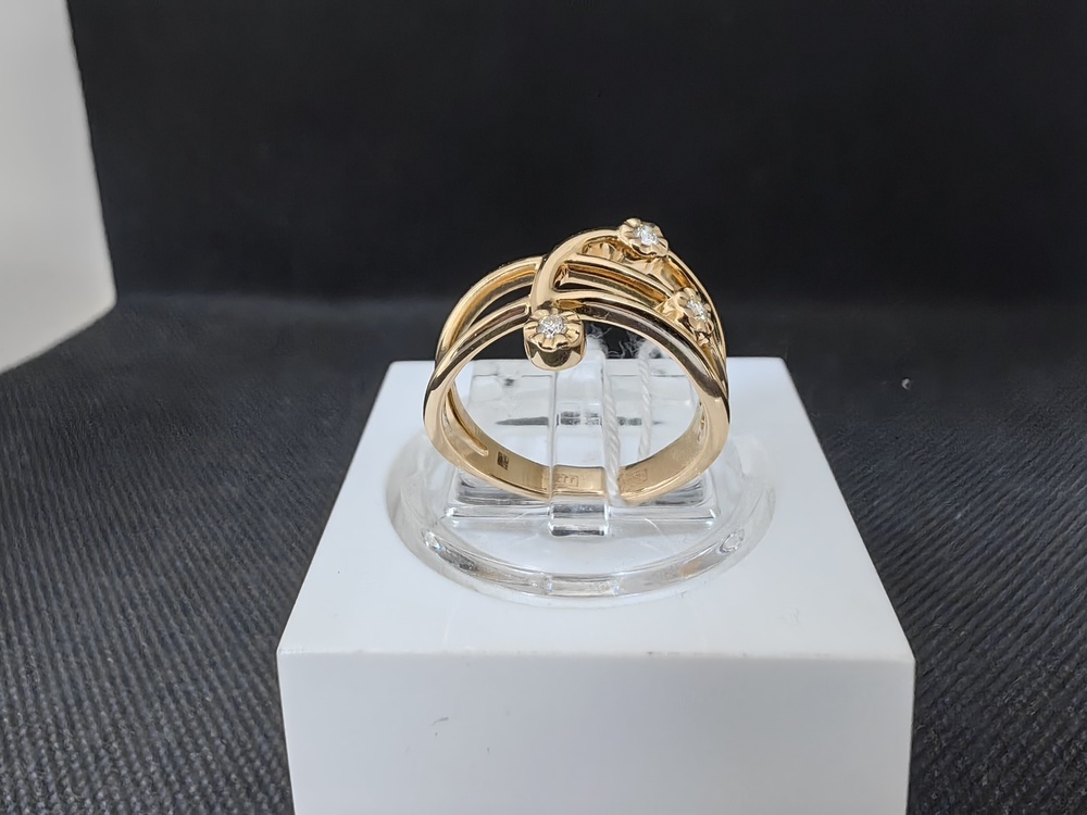 КОЛЬЦО БРИЛЛИАНТ Au 585