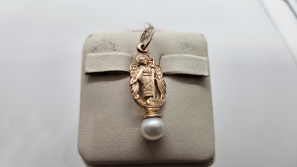 ПОДВЕСКА ИКОНА С КАМНЕМ (Au 585)