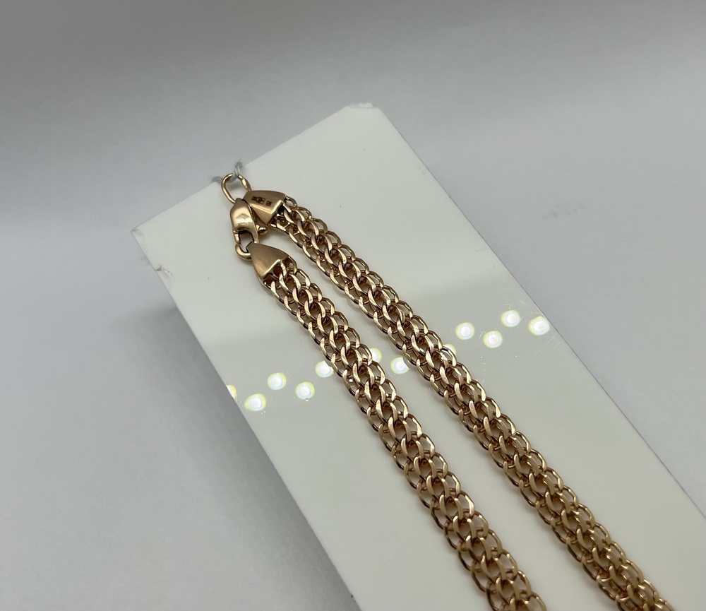 ЦЛИТ500 ЦЕПЬ ПОЛНОВЕСНАЯ Итальянка (Au 500)