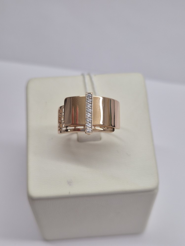 КОЛКМИ585 КОЛЬЦО С КАМНЯМИ (Au 585)