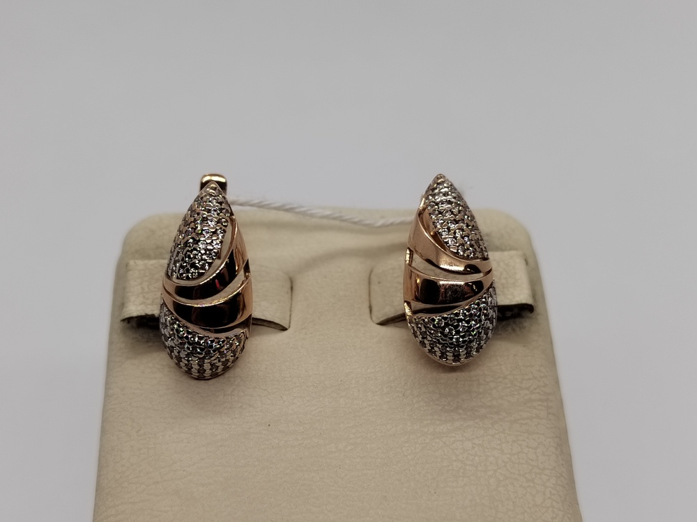 СЕРЬГИ С КАМНЯМИ (Au 585)