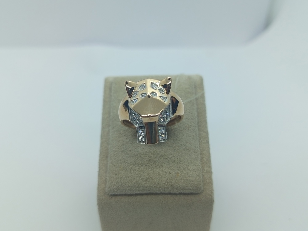 КОЛЬЦО С КАМНЯМИ (Au 585)