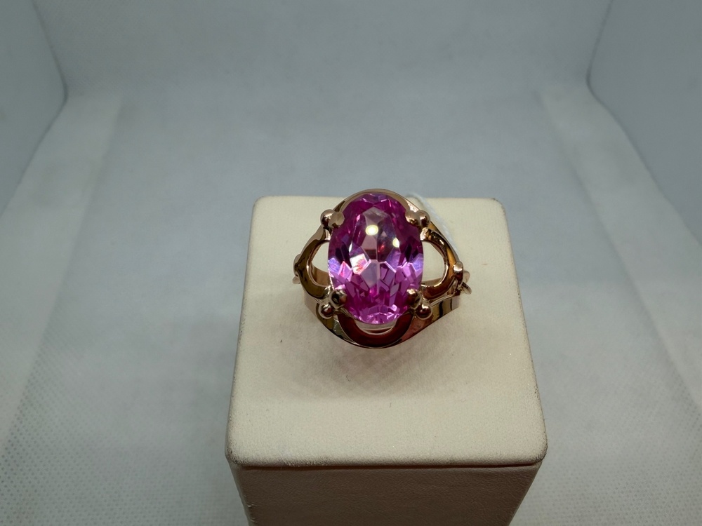 КОЛКМ583 КОЛЬЦО С КАМНЕМ (Au 583)