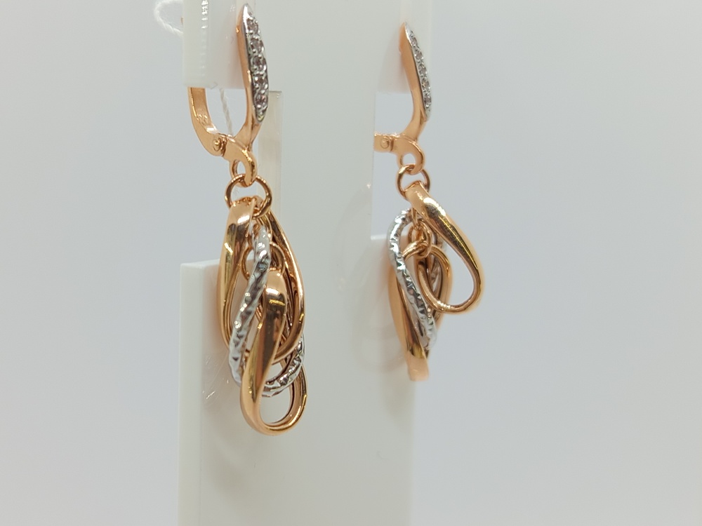 СЕРЬГИ С КАМНЯМИ (Au 585)