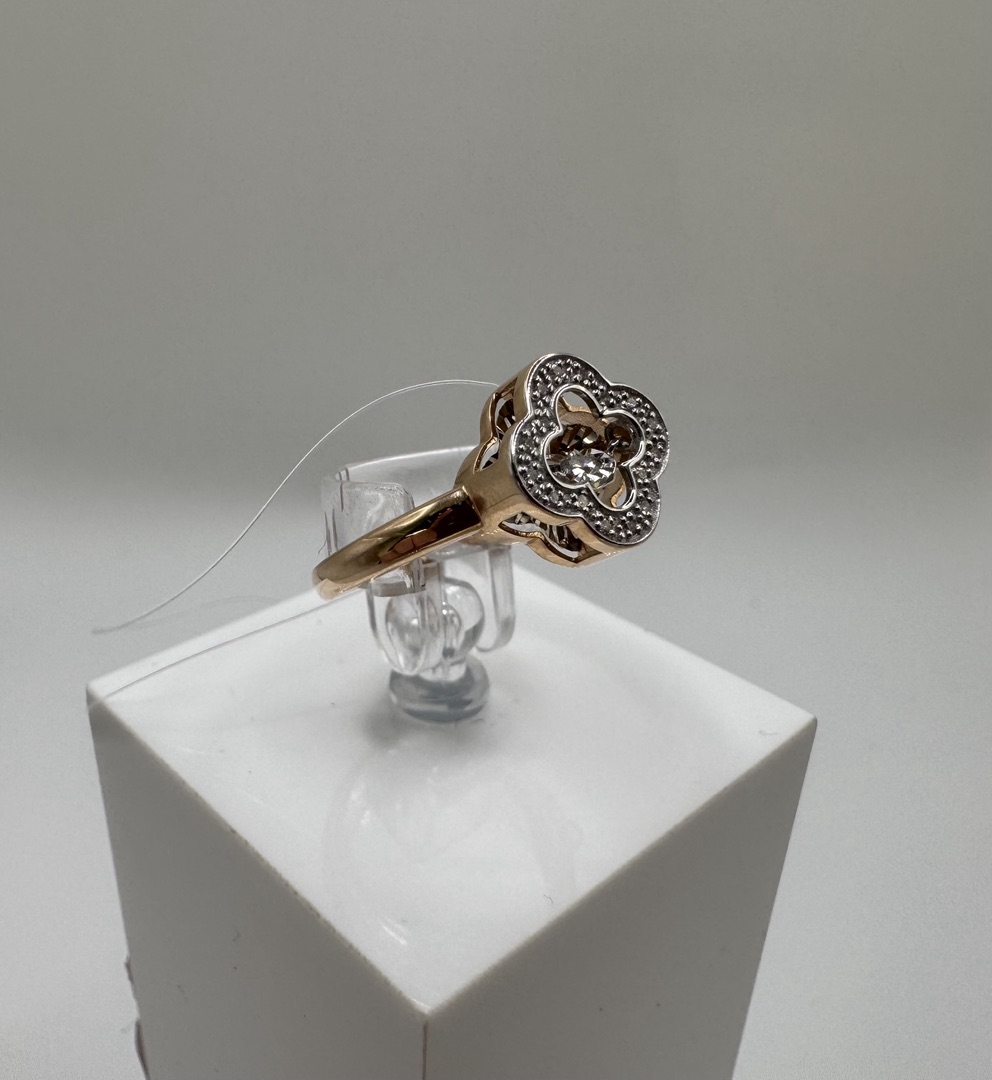 01-11-5891-31-00 КОЛЬЦО БРИЛЛИАНТ (Au 585)