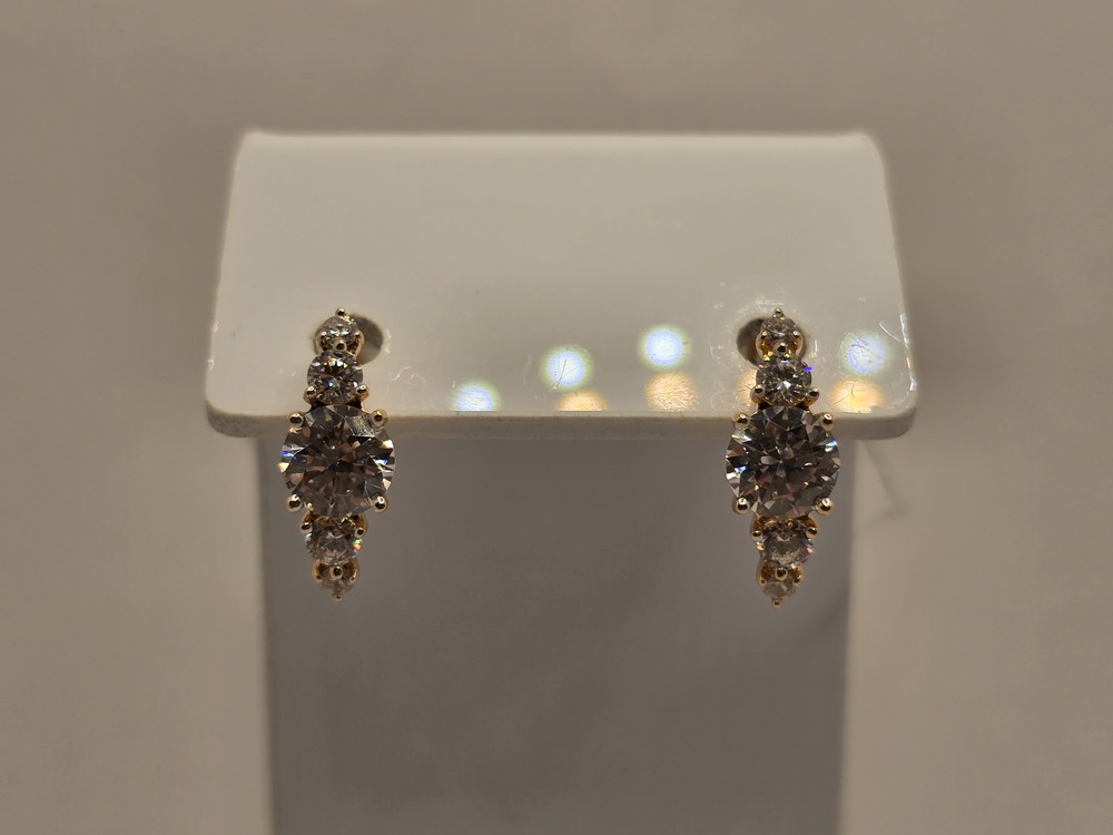 СЕРЬГИ С КАМНЯМИ (Au 585)