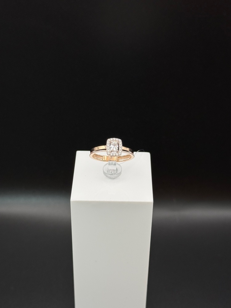 КОЛЬЦО С КАМНЯМИ (Au 585)