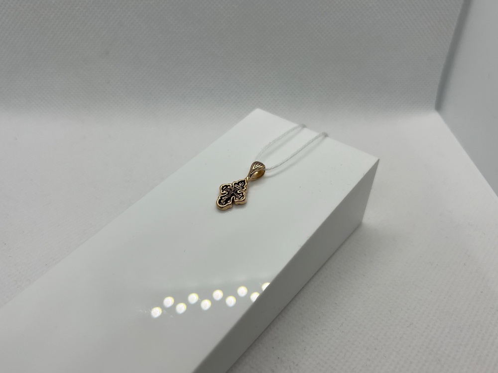 ПОДВЕСКА КРЕСТ БЕЗ КАМНЯ (Au 585)