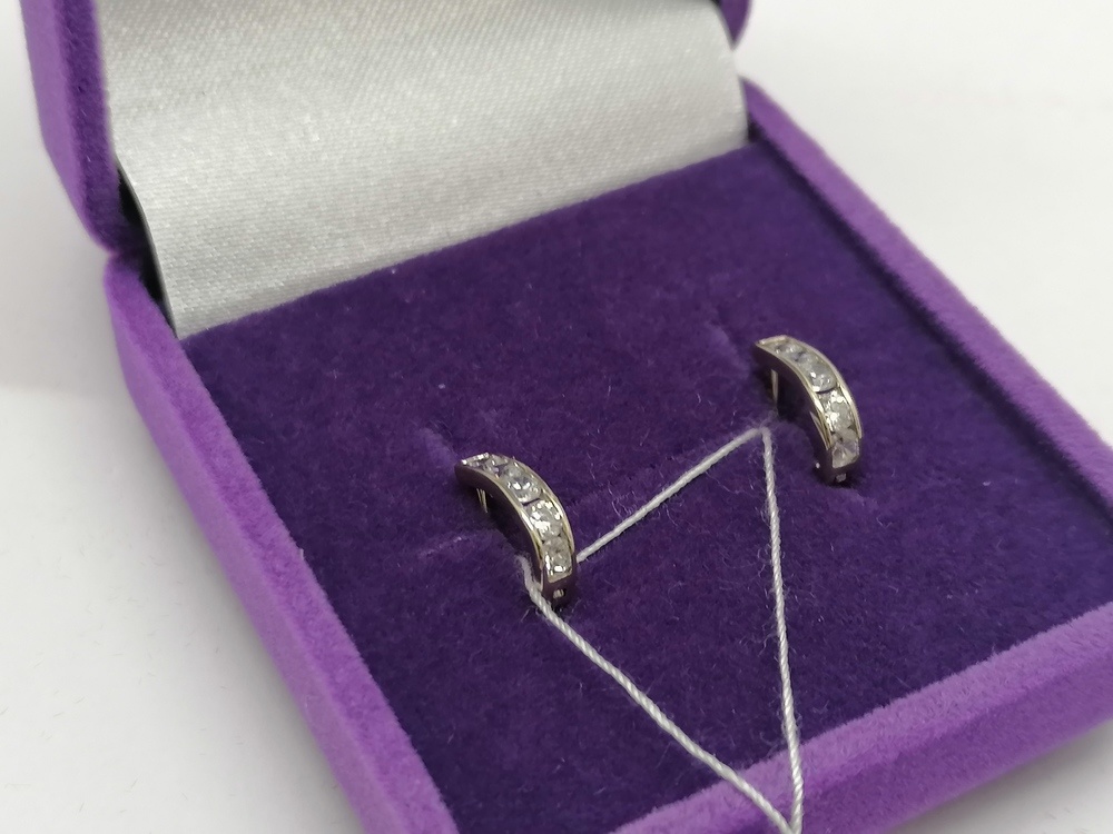 СЕРЬГИ С КАМНЯМИ (Au 585)