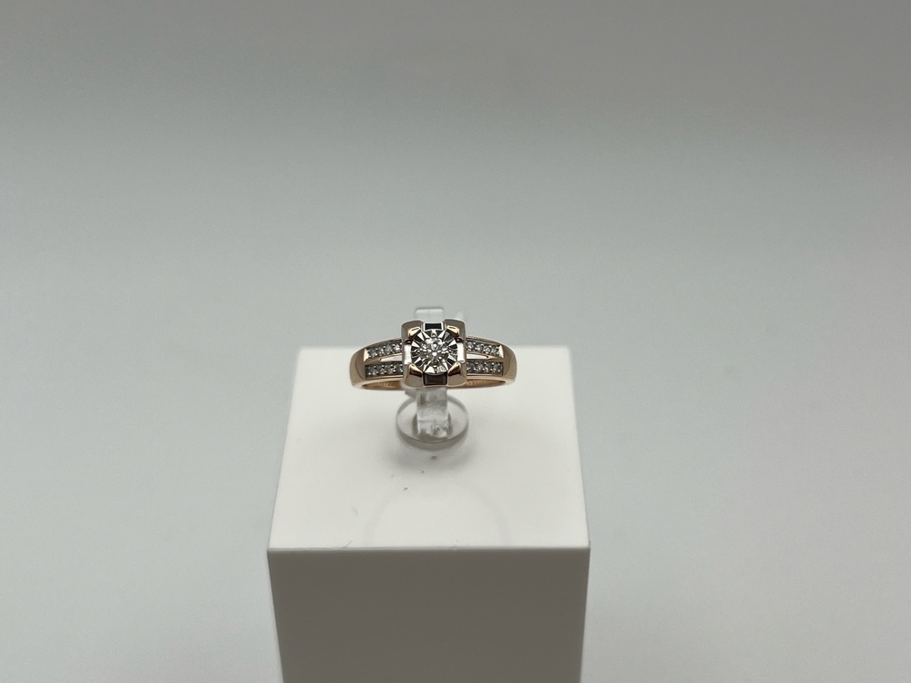 КОЛЬЦО БРИЛЛИАНТ Au 585