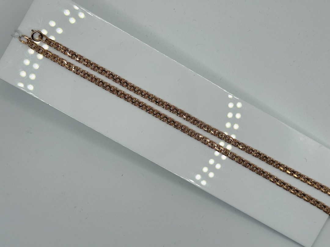 ЦПБС585 ЦЕПЬ ПУСТОТЕЛАЯ Бисмарк (Au 585)