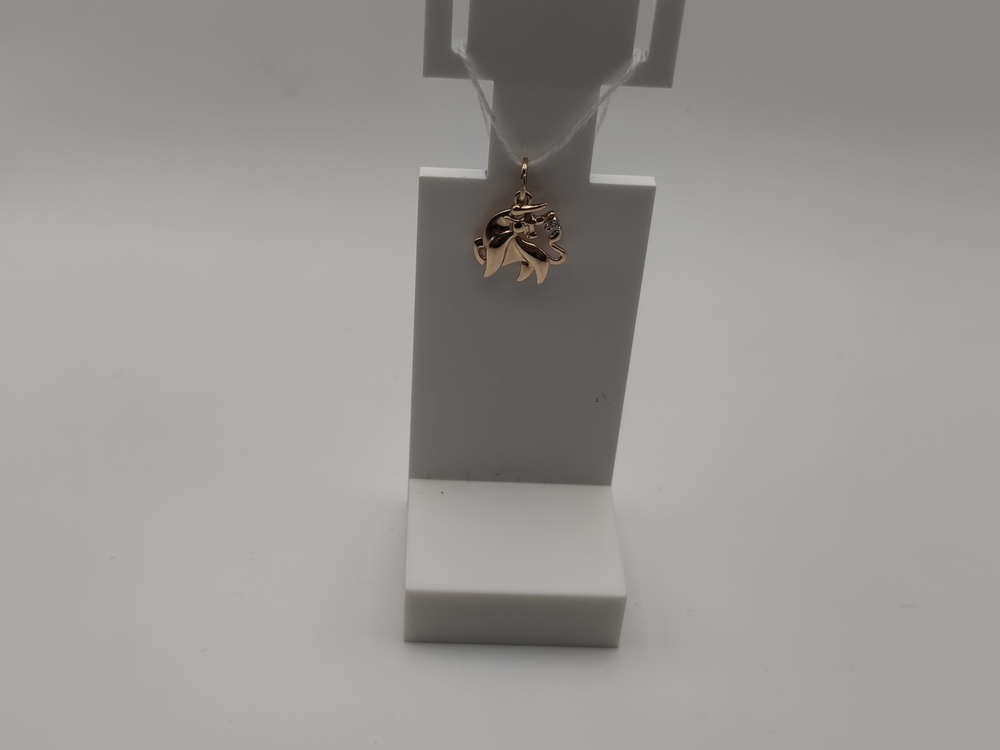 ПОДВЕСКА ЗНАК ЗОДИАКА ТЕЛЕЦ (Au 585)