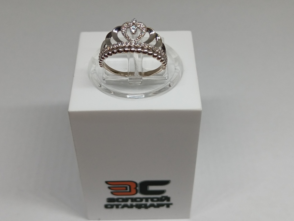 КОЛЬЦО С КАМНЯМИ (Au 585)