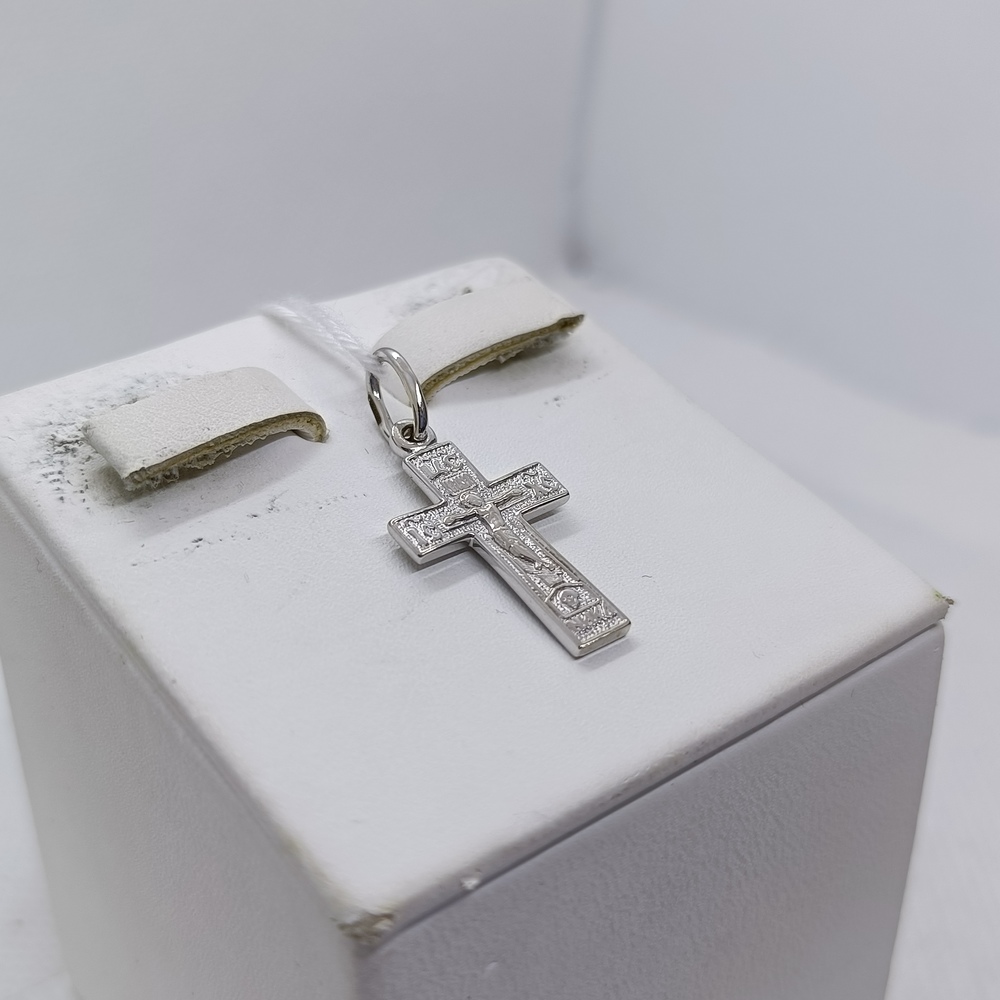 ПОДКБК585 ПОДВЕСКА КРЕСТ БЕЗ КАМНЯ (Au 585)