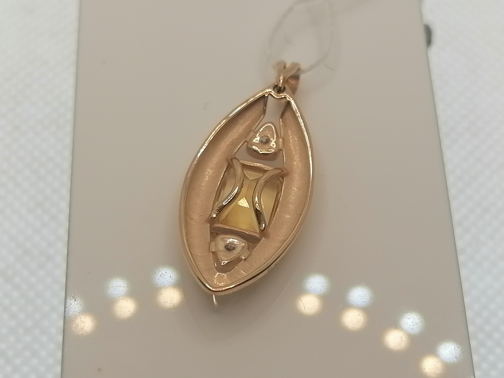 ПОДВЕСКА С КАМНЯМИ (Au 585)