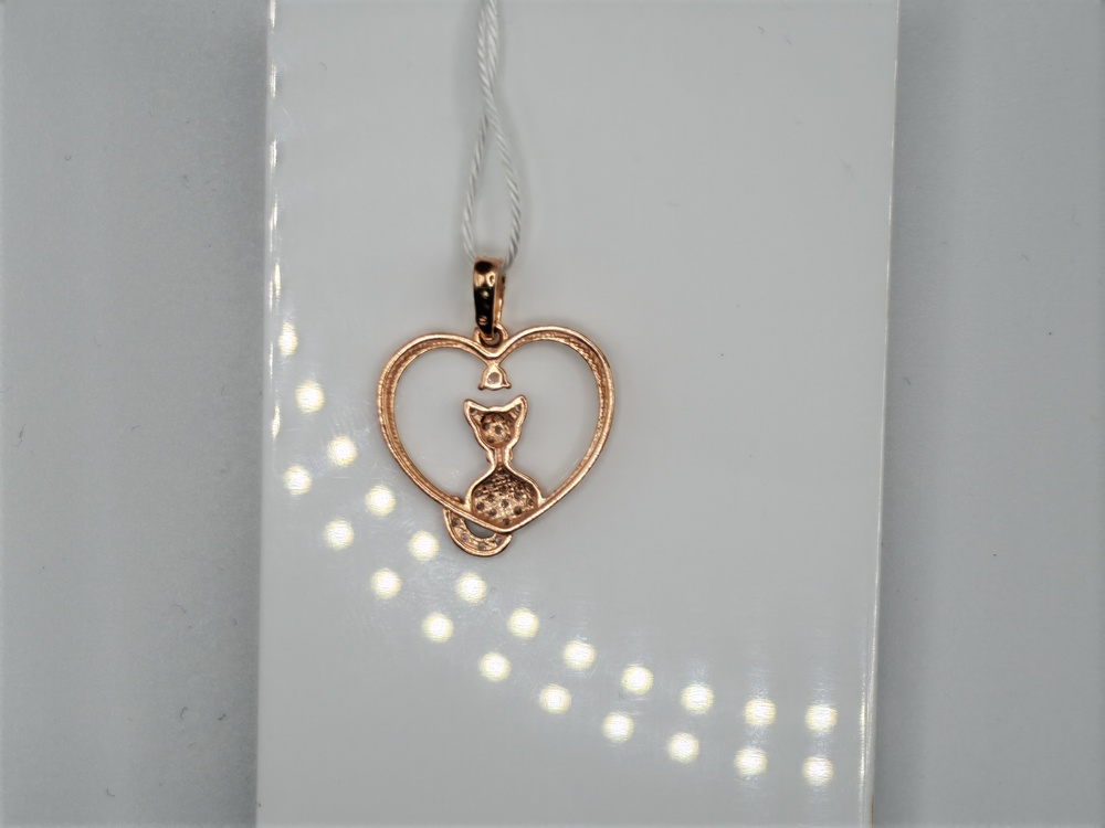 ПОДКМИ585 ПОДВЕСКА С КАМНЯМИ (Au 585)