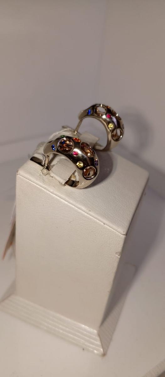 СЕРЬГИ С КАМНЯМИ (Au 585)